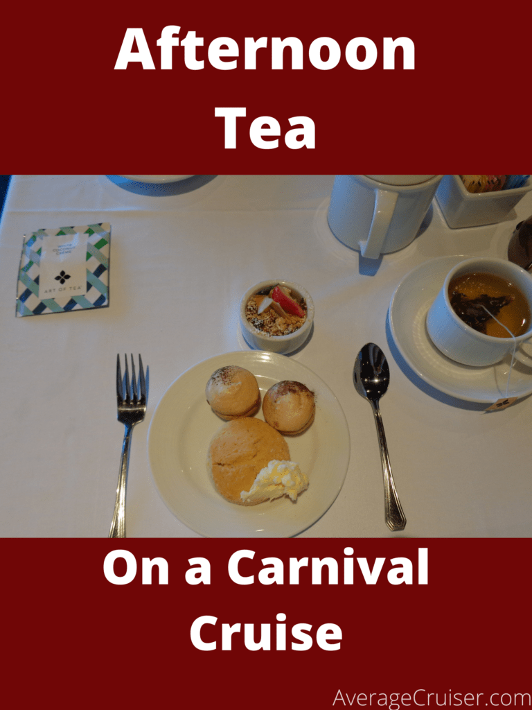 Afternoon Tea Carnival Cruise Vista