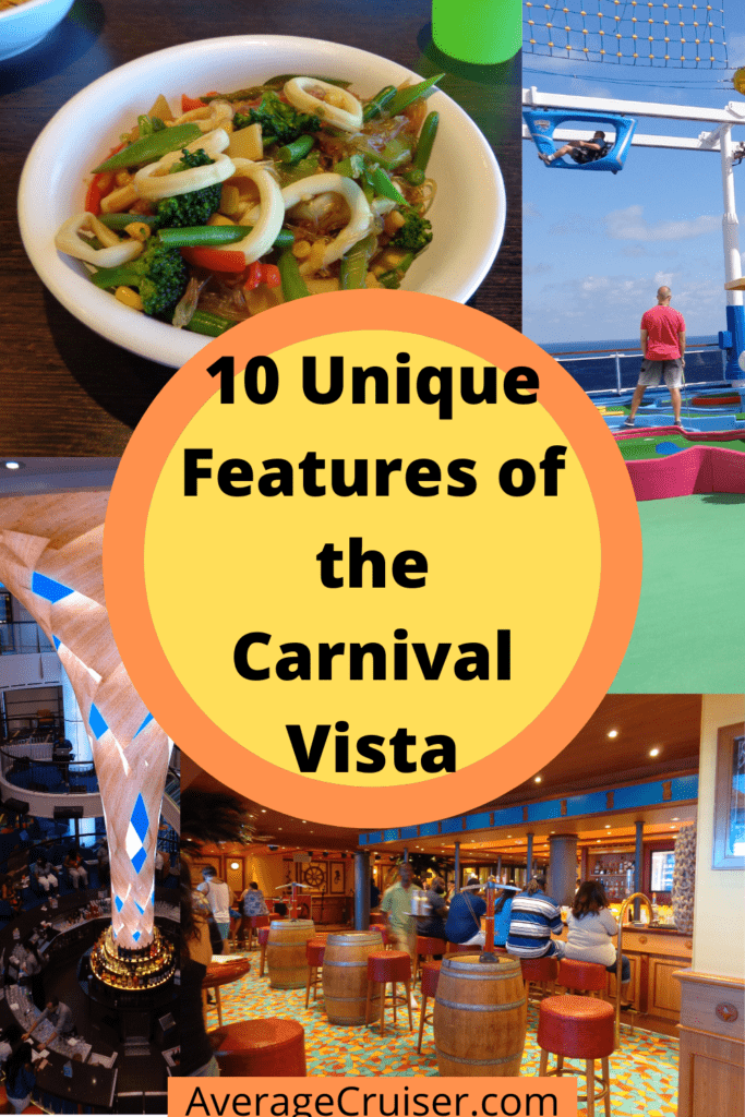 Features of the Carnival Vista Review
