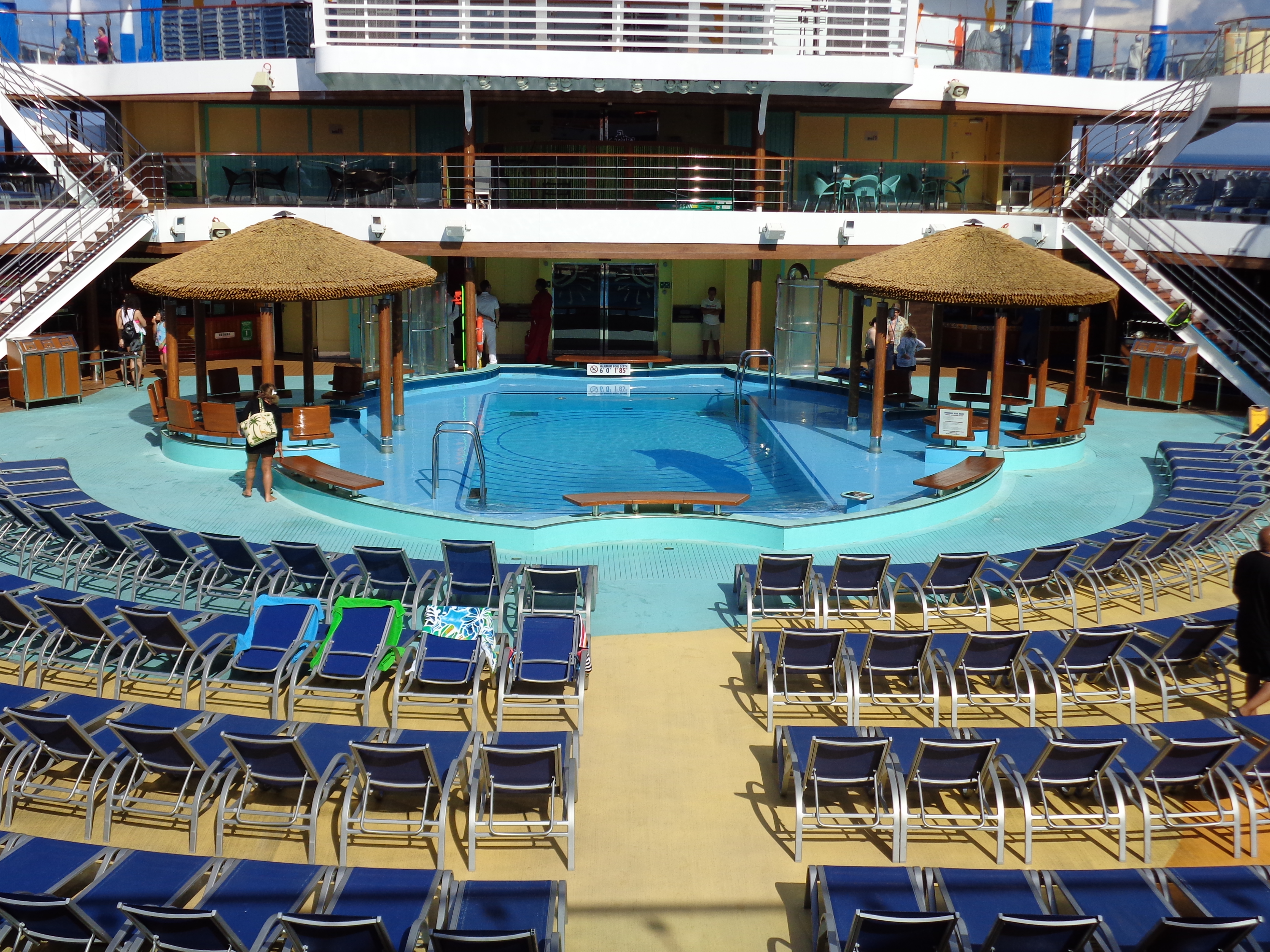 Pools on the Carnival Vista