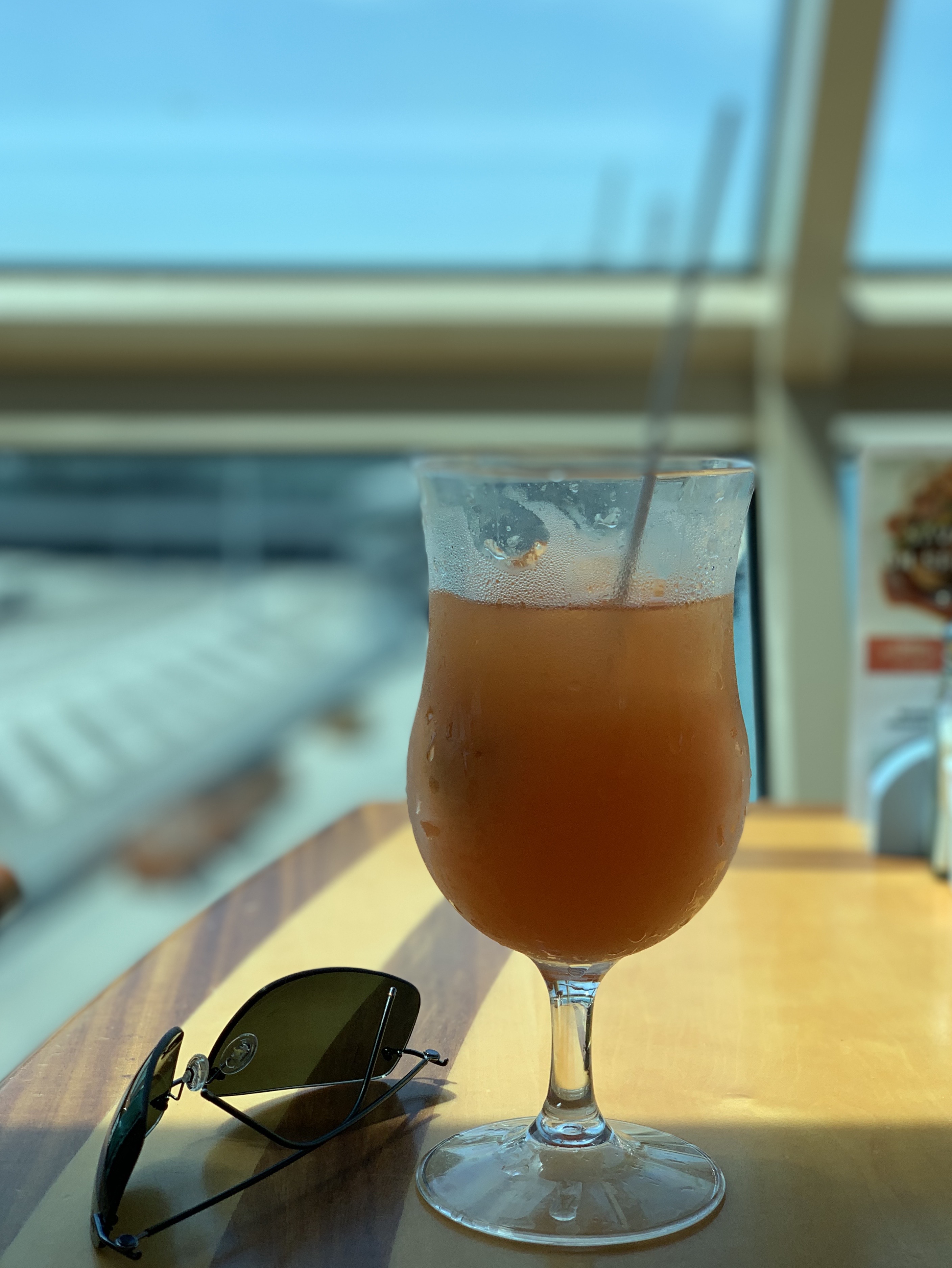 Frozen drink on cruise