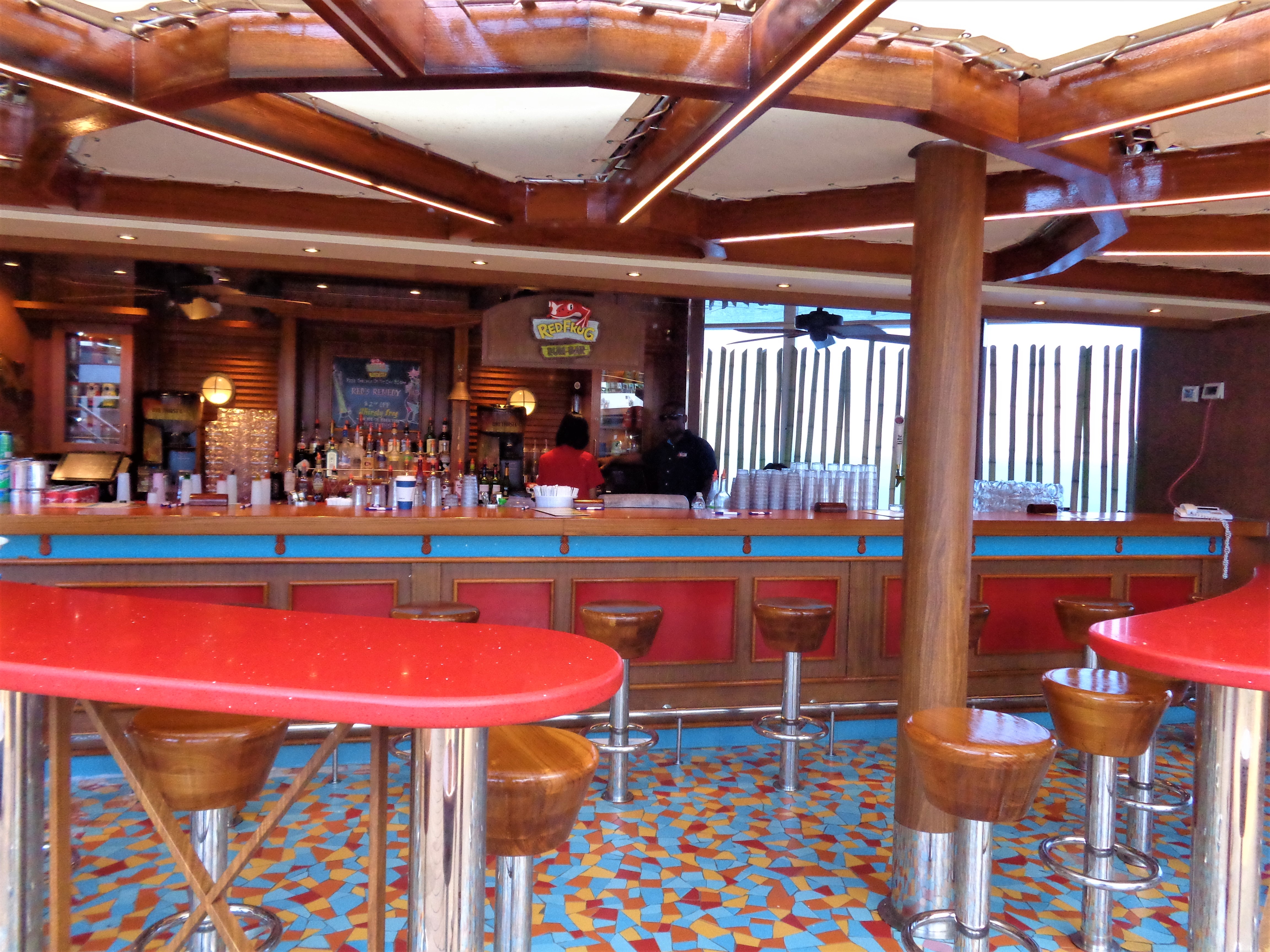 Red Frog Pub Bar on Carnival Vista Cruise Ship