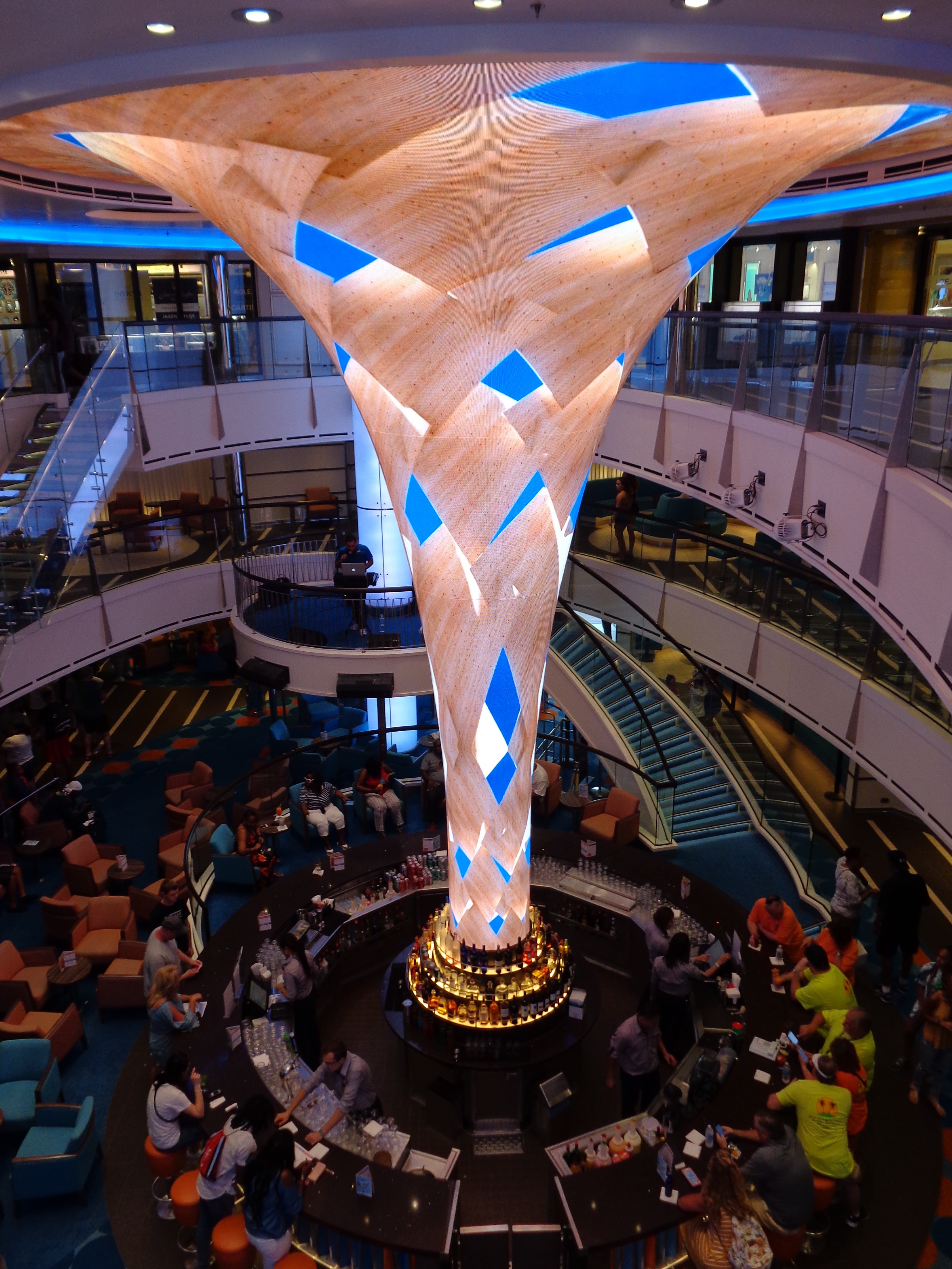 Hidden Decks and Busy Atriums on Embarkation Day