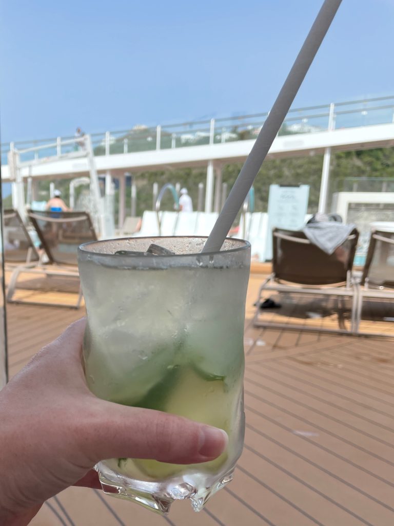 Drinks by the pool Celebrity Edge