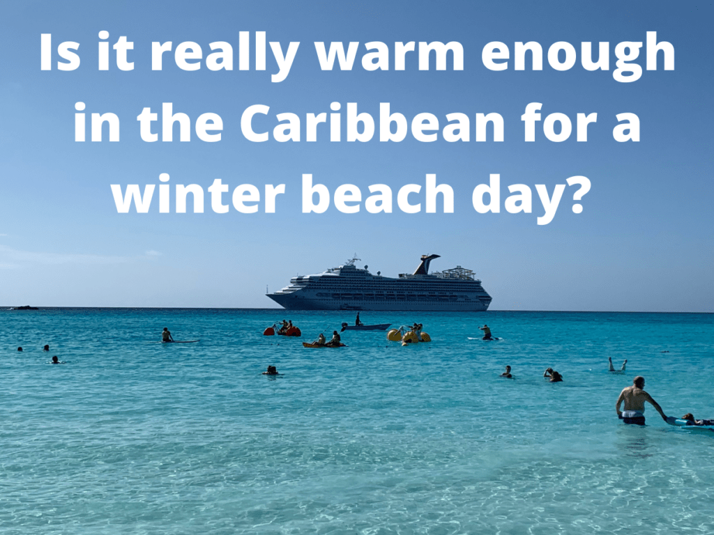 are caribbean cruises cold in december