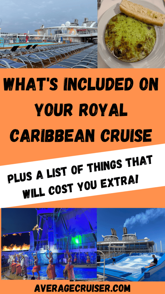 What is included in the price of a Royal Caribbean cruise - Average Cruiser