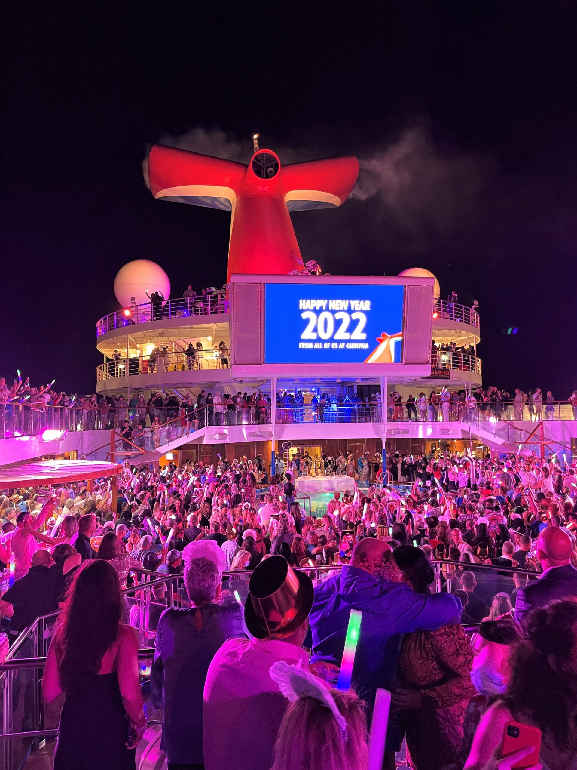New Year’s Eve Cruise on Carnival Average Cruiser