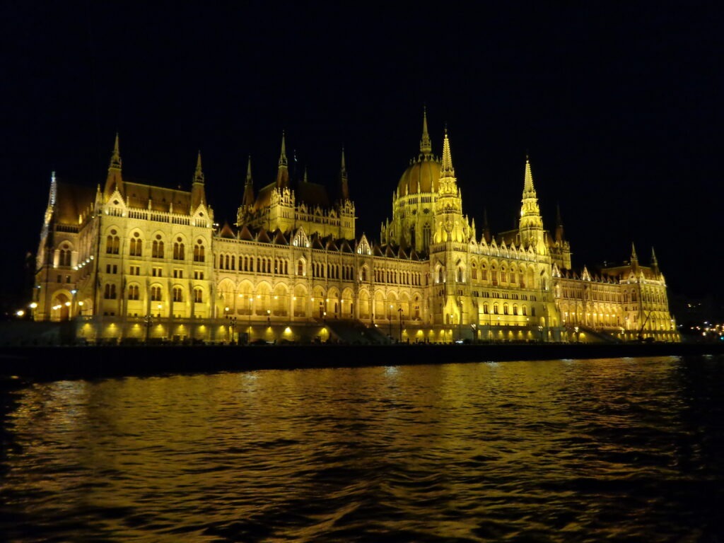 Danube River Cruise at Night in Budapest