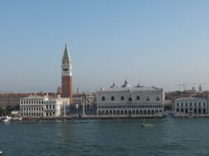 Pack Binoculars for your Mediterranean Cruise to see the people in Venice
