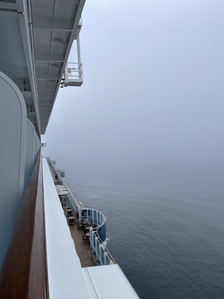 Transatlantic fog