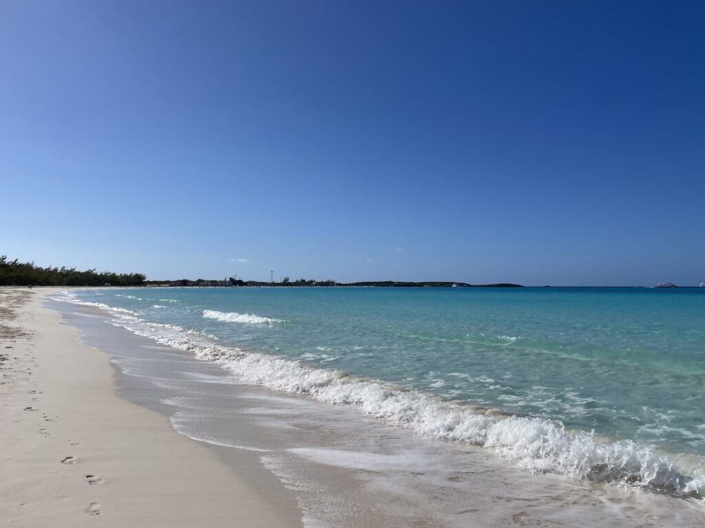 Half Moon Empty Beach