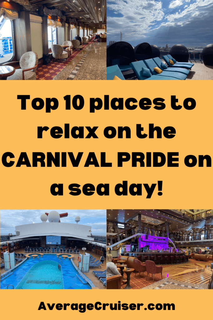 Places relax on Carnival Pride